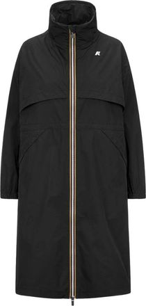K-Way Aube Memory Touch - Dames - Parka Jassen - Zwart - S - Jassen