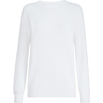 Brunello Cucinelli Cotton sweater in White at Nordstrom, Size 3X-Large Eu