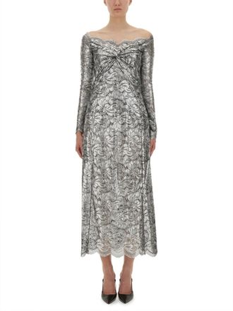 Paco Rabanne Long Lace Dress