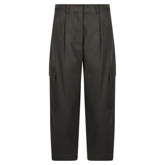 Max Mara Wide Trousers, female, Green, Size: XS Wide Trousers