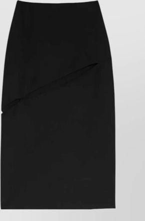 Jil Sander high waist pencil midi skirt asymmetric