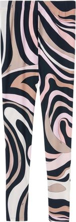 Pucci Marmo-print leggings - Black