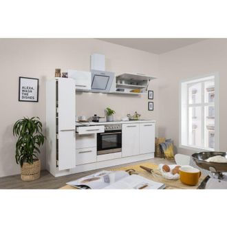 Respekta Cucina Blocco cucina Blocco cucina Amanda bianco 240 cm Respekta Premium