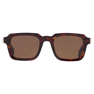 Chopard Polarized Brown Square Mens Sunglasses SCH376 909P 52