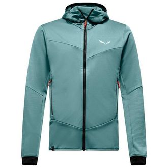 Salewa Sella Crevasse Hooded Jacket Fleecejacke f&uuml;r Herren | t&uuml;rkis