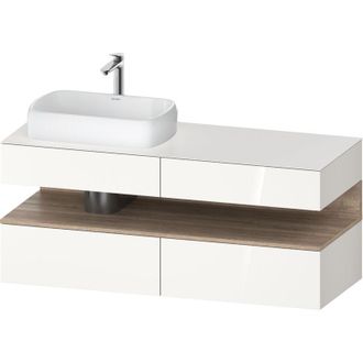 Duravit Qatego Consola Mueble Bajo Lavabo, 2 Extensiones, 2 - Duravit