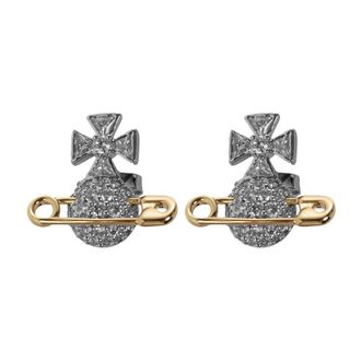 Vivienne Westwood Orecchini Hectorina - - Accessories - Donna - Bianco - ONE SIZE