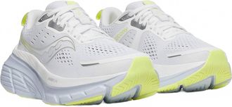Saucony Womens Guide 18 Running Shoes In White/ice Melt