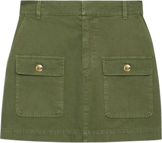 Anine Bing Short Skirts - Dames - Korte rokken - Groen - XS - Rokken
