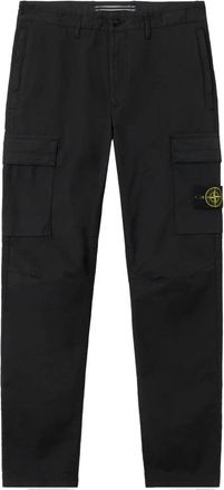 Stone Island Cargo Pants - Heren - Straight fit broeken - Zwart - W27 - Katoen - Broeken