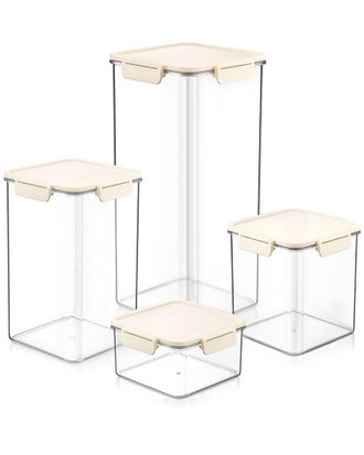 Sorbus 4-Pack Stackable Food Storage Containers