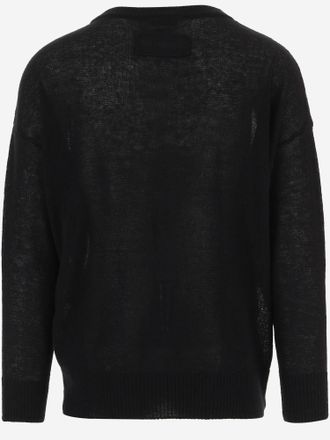 Balenciaga Womens Cashmere Sweater Black