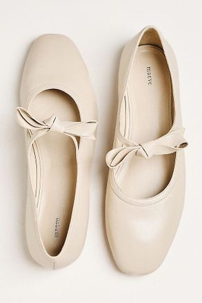 Maeve Knotted Bow Mary Jane Flats