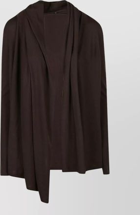 Petar Petrov shadowline hooded jacket draped long sleeves