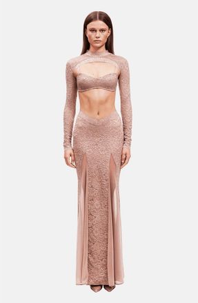 OW Collection NAIA Maxi Dress 3 Piece Set in Light Pink at Nordstrom, Size X-Small