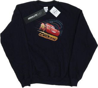 Disney Dames/Dames Cars Bliksem McQueen Sweatshirt (Zwart)