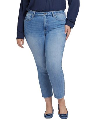 NYDJ Nydj Plus Sheri Blue Valley Ankle Crop Jean