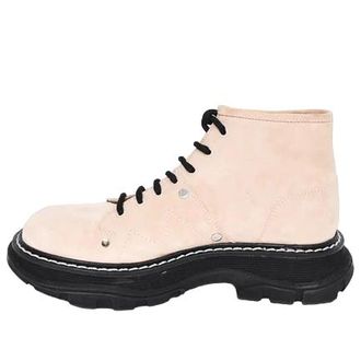 Alexander McQueen (WMNS) Alexander McQueen Tread Boots Beige Black 595469WHZ281887