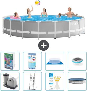 Intex Piscina Prism Frame Redonda - 549x122 Cm - 9-piezas S622