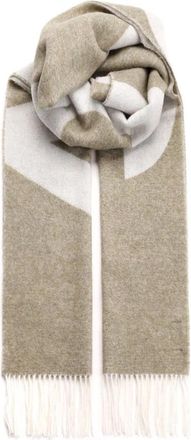 A.P.C. Modieuze Sjaal voor Alle Gelegenheden - Dames - Wintersjaals - Beige - ONE Size - Wol - Accessoires