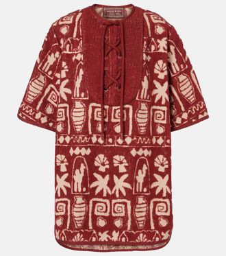 Alemais Al&eacute;mais x LRNCE Maya cotton minidress