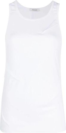 Gauch&egrave;re Mouwloze Tanktop - Dames - Tops zonder mouwen - Wit - XS - Katoen - Tops