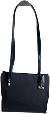 Loewe Pre-owned Stoffen Handtas - Dames - Vintage Schoudertas - Zwart - ONE Size - Vintage