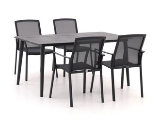 Bellagio la vita attrattiva Bellagio Dranera/Sora 160cm dining tuinset 5-delig stapelbaar