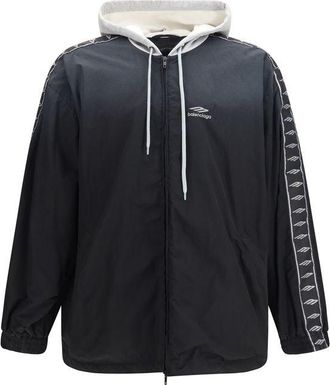 Balenciaga Black Polyester Shell Mens Jacket