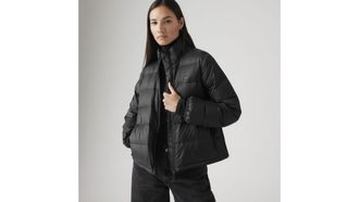 Levi's Polly Packable Down Jacket - Womens - 2XS - Black