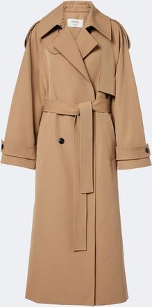 R&oacute;he R&oacute;he Cotton and wool-blend belted coat