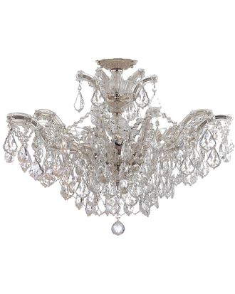 Crystorama 6-Light Maria Theresa Semi Flush Mount