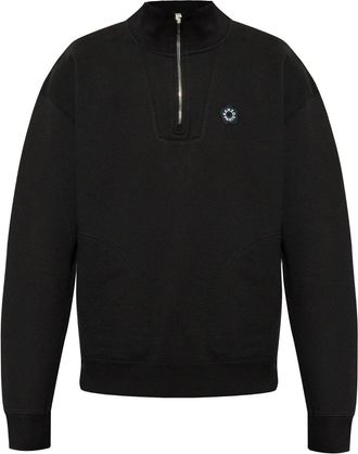 Kenzo Gots Boke Flower 2.0 Embroidered Half Zip Sweatshi