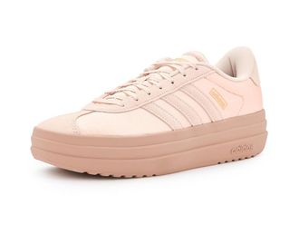 adidas Vl Court Bold Shoes Womens Tennis Shoes Wonder Quartz/Wonder Quartz/Pink Gum : 8.5 B - Medium, Synthetic
