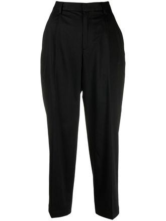 Woolrich Broek met toelopende pijpen - Zwart