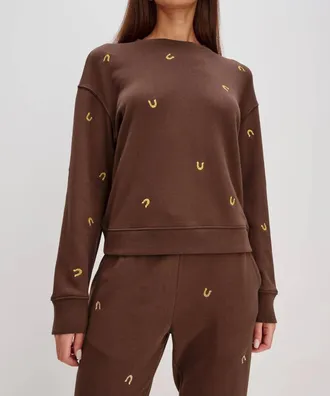 Rails Ramona Long Sleeve Sweatshirt In Horseshoes