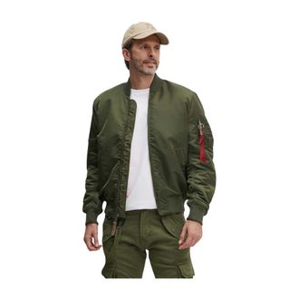 Alpha Industries Hombre, Chaquetas, Verde, Talla: L