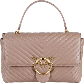 Pinko Pinko, Dames, Tassen, Bruin, Maat: ONE Size Leer