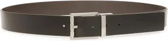 Bally Black Reversible Cowhide Leather Belt