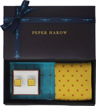 Peper Harow Honey Mens Cufflink Gift Box