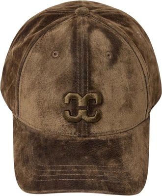 Co'Couture Teffy CC Logo Cap - Accessories - Mujer - Marr&oacute;n - ONE SIZE