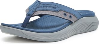 Skechers Mens Silva-Falco Sandals, navy, 8 UK