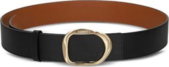 Twin-Set Leren gespriem - Zwart