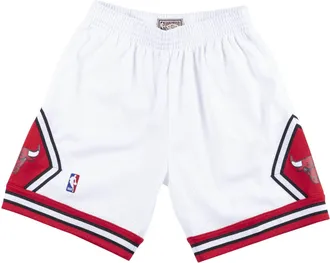 Mitchell & Ness NBA Swingman Shorts Chicago Bulls 1997-98 White Red SMSHCP18151-CBUWHIT97