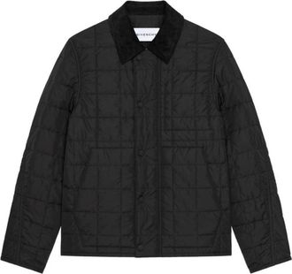 Givenchy Couture Seam Quilted Blouson - Heren - Zomerjassen - Zwart - L - Leer - Jassen