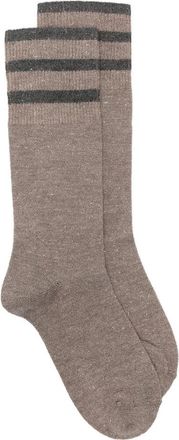 Brunello Cucinelli Hoses Marrone, Grigio-Uomo