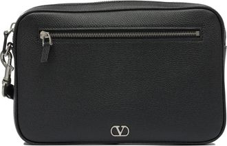 Valentino Garavani Vlogo Signature Pouch Nero-Uomo