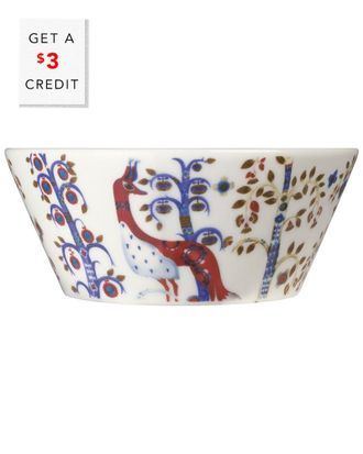 iittala Taika 10Oz White Taika Cereal Bowl With $3 Credit