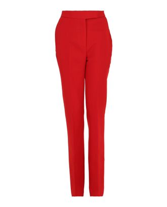 Ferragamo Straight Leg Wool Trousers