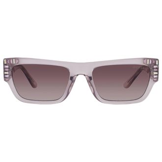 Guess Brown Gradient Rectangular Ladies Sunglasses GU7902 59F 53